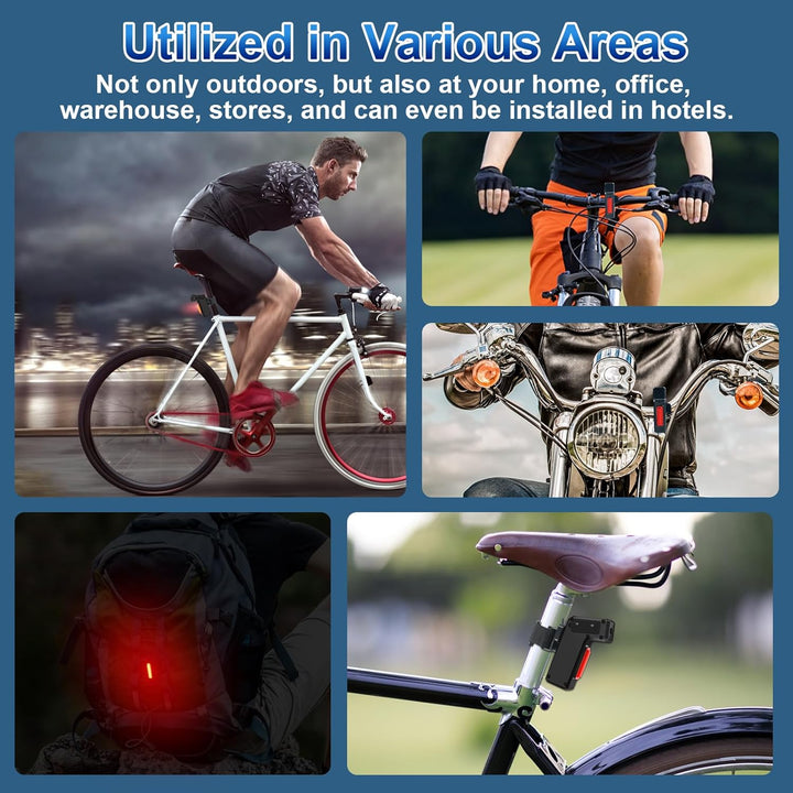 Mini-Actioncam 1080P 120° Weitwinkel 19h Akku IPX3 für Fahrrad/Motorra | Loop-Aufnahme, 512GB SD-kom