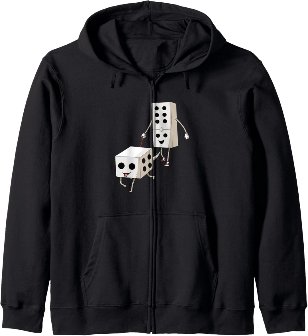 Domino und Würfel Kapuzenjacke