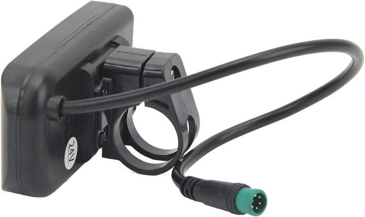 BuyWeek Elektrofahrrad LED Display, E-Bike LED Display Bedienfeld Wasserdichter 5P Anschluss Elektro