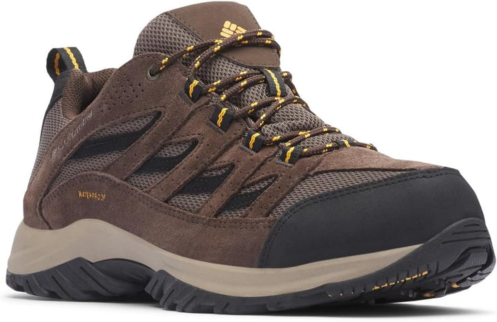 Columbia Herren Crestwood Wp wasserdichte Trekking-und Wanderschuhe mit niedrigem Bund 40 EU Mud Squ