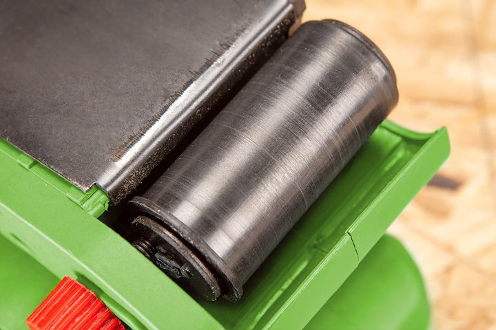 VERTO Bandschleifer 730W Endlosband 75 X 457 MM Staubabsaugung Zwei-Materialien-Komfortgriff, Schalt