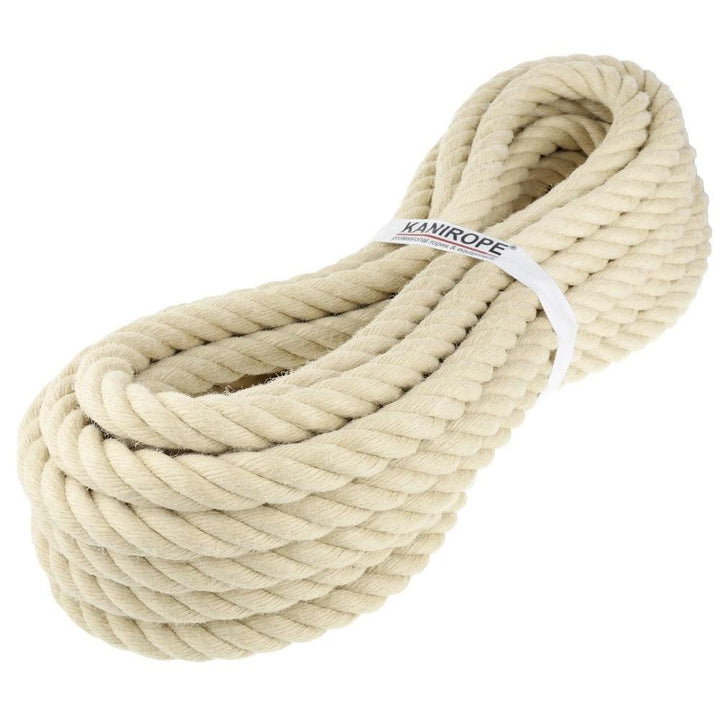 Kanirope® Polyhanfseil SPINTWIST ø28mm 10m 4-litzig gedreht, 10m