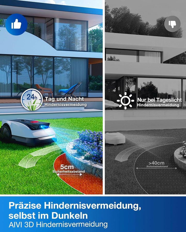 ECOVACS Goat O800 RTK Care Kit Mähroboter Ohne Begrenzungskabel, 800m², LiDAR-Gestützte RTK+Vision N
