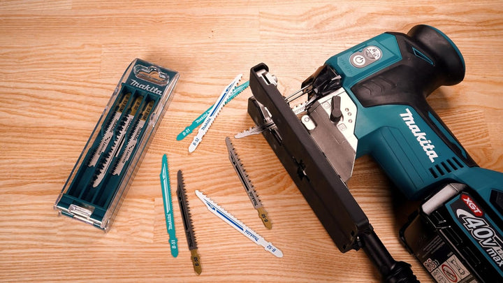 Makita B-44426 Stichsägeblatt-Set B 10-teilig mit Aufbewahrungsbox, ideal für Schnitte in Holz, Meta