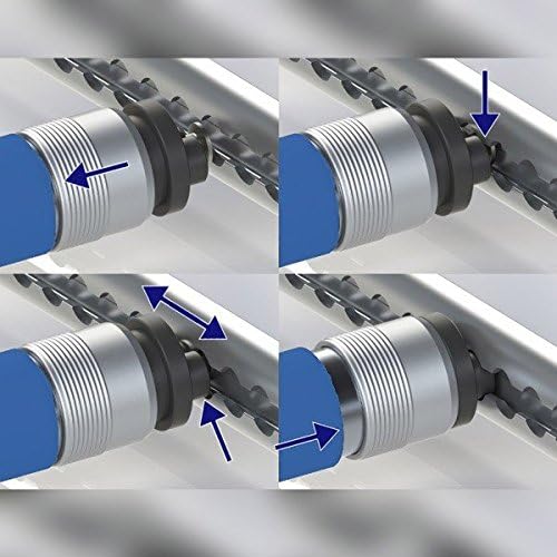 Airline-Beam - Sperrbalken für Airlineschienen 1500 - 2200 mm - Überzug blau