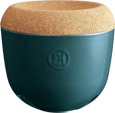 Emile Henry EH348763 Knoblauchtopf, Keramik, 14,6 x 14,6 x 13,4 cm, Keramik, FEU Doux, 14,6 x 14,6 x