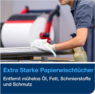 Tork Extra Starke Mehrzweck-Papierwischtücher Weiss W1/2, 2 נ350 Blatt, 473382 2 x 350 Blatt Weiss,