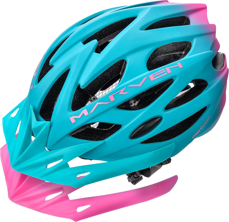 meteor® Marven Fahrradhelm Herren Damen Kinder-Helm MTB rollerhelm mädchen kinderfahrradhelm für Dow