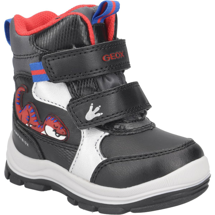 Geox Baby-Jungen B Flanfil B ABX Ankle Boot 22 EU Black Royal, 22 EU Black Royal