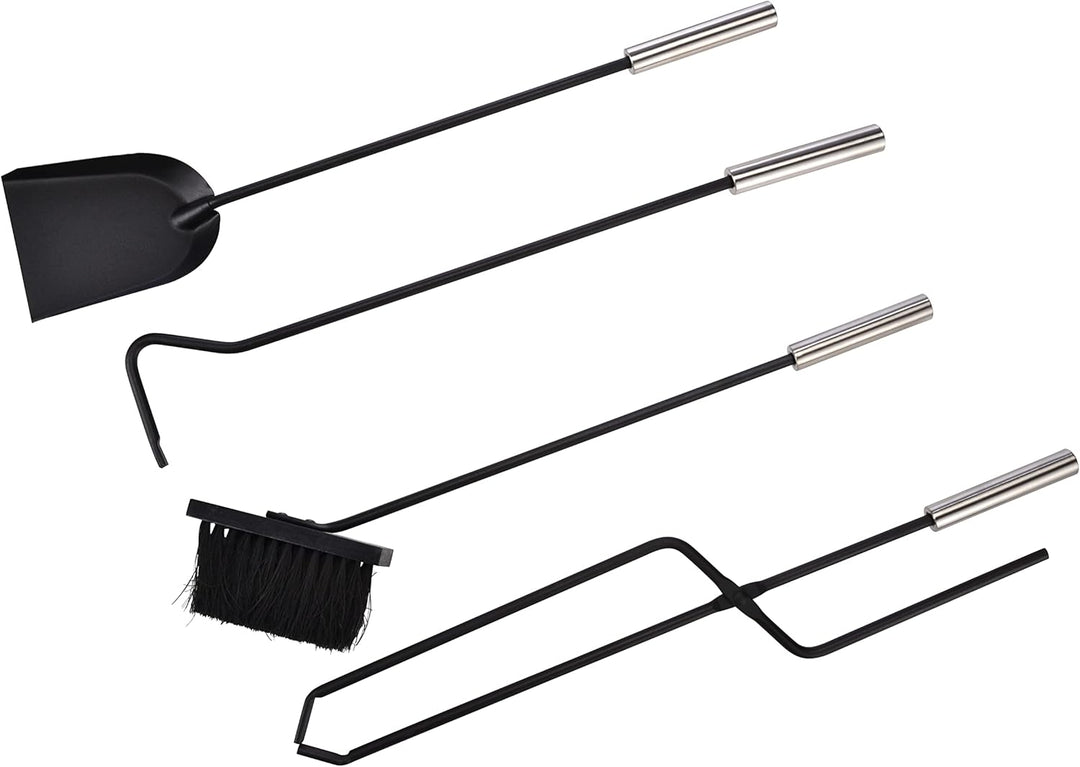 Haushalt International Kaminbesteck, Kamingarnitur 5-teilig aus Metall