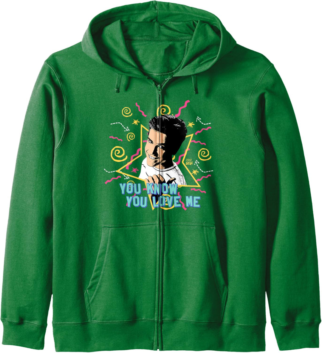 Saved By The Bell Du weisst du liebst mich Kapuzenjacke