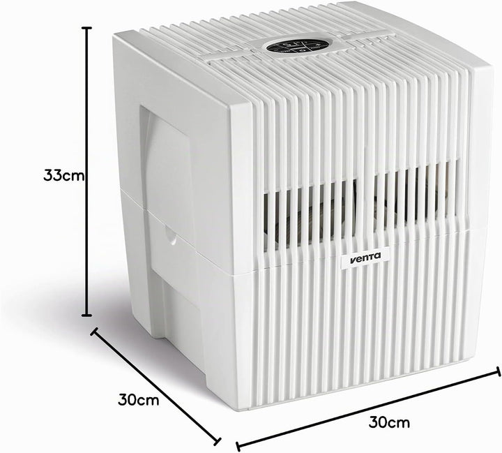 Venta Luftbefeuchter AH530, sehr leise 24 dB(A), energieeffizient 3 Watt, hygienische Kaltverdunstun