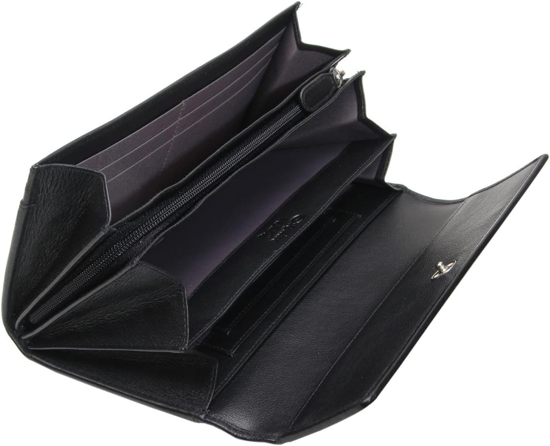 Esquire Viktoria Geldbörse RFID Leder 18,5 cm Schwarz Einheitsgrösse, Schwarz Einheitsgrösse