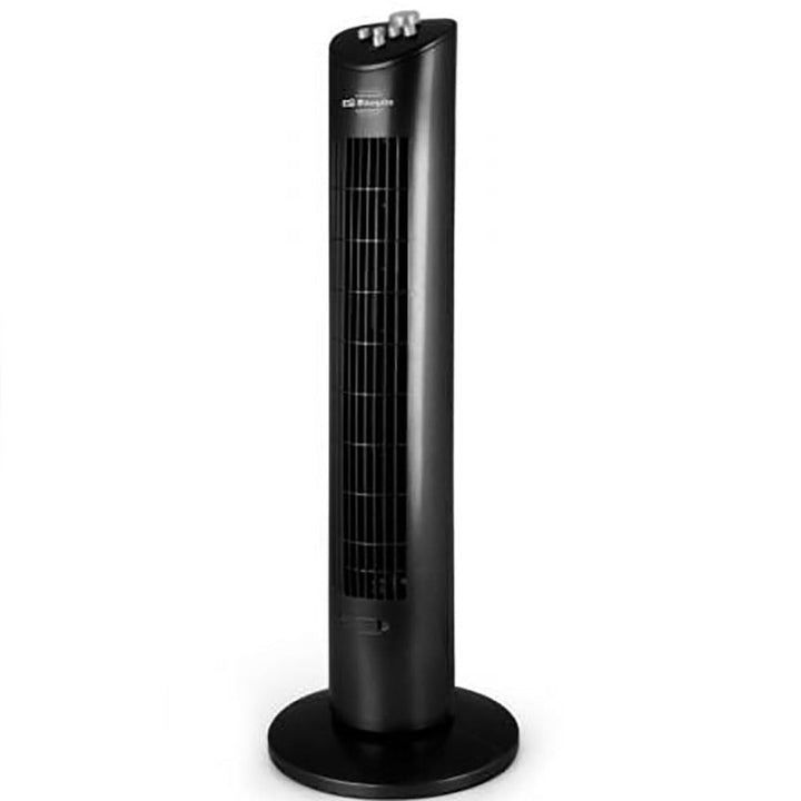 Orbegozo TW 0800 - Turmventilator mit Timer, Fach für Essenzen, drei Stufen, Drehbewegung, 60 W, Sch