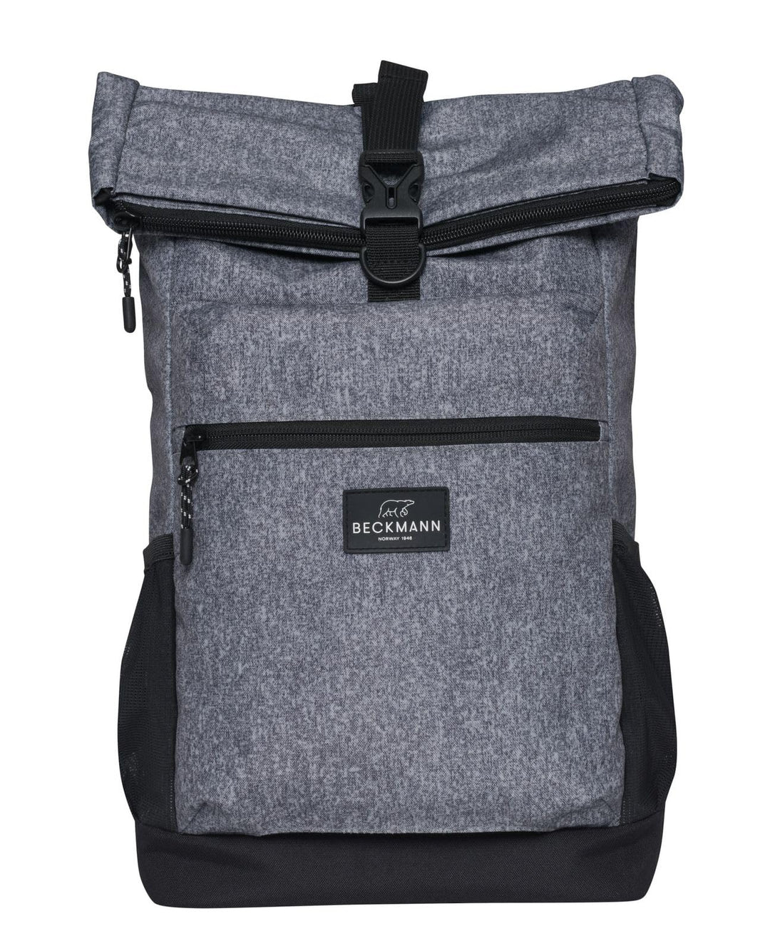 BECKMANN Sport Light Rolltop Backpack Grey Malange
