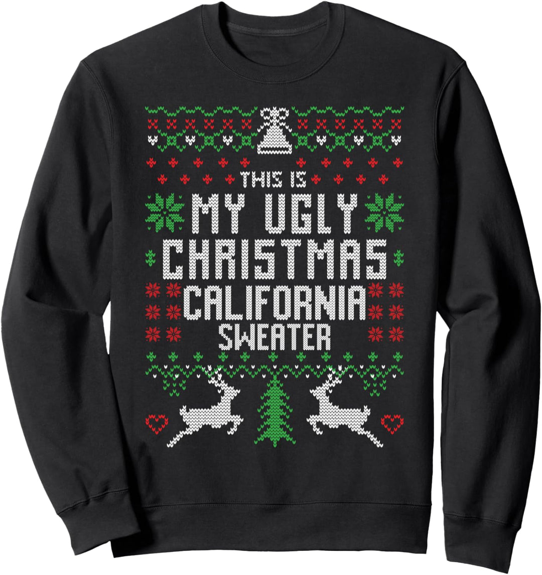 Das ist mein hässlicher Weihnachten California Sweater Funny Xmas Sweatshirt