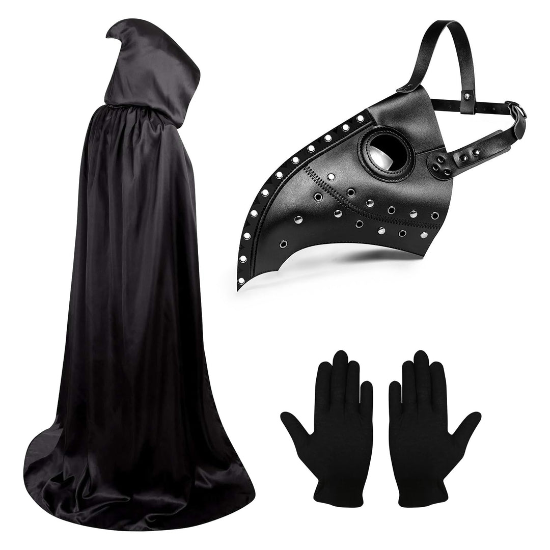 Lifreer Halloween Pest Arzt Maske, Halloween Kostüm Requisiten, Pest Arzt Kostüm, Steampunk Maske Sc