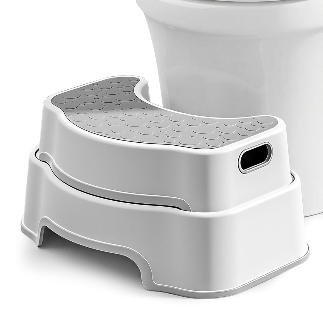 Toilettenhocker Erwachsene, Rutschfester Badezimmer-Kindertoilettenhocker, Einfach zu Reinigen Tritt