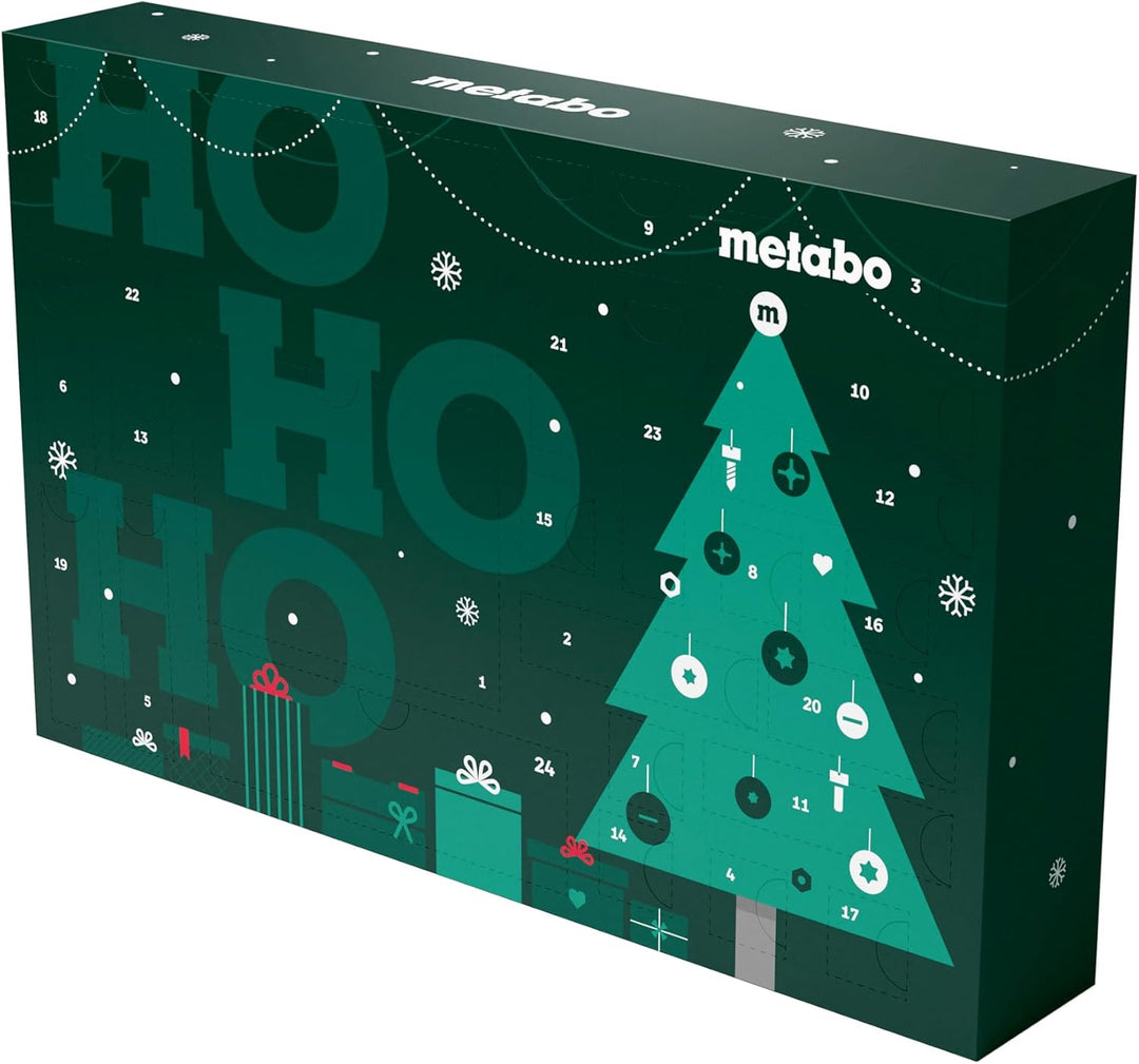Metabo Adventskalender Werkzeug Zubehör 2024, Werkzeugkalender, Werkzeug Set Kalender 626693000