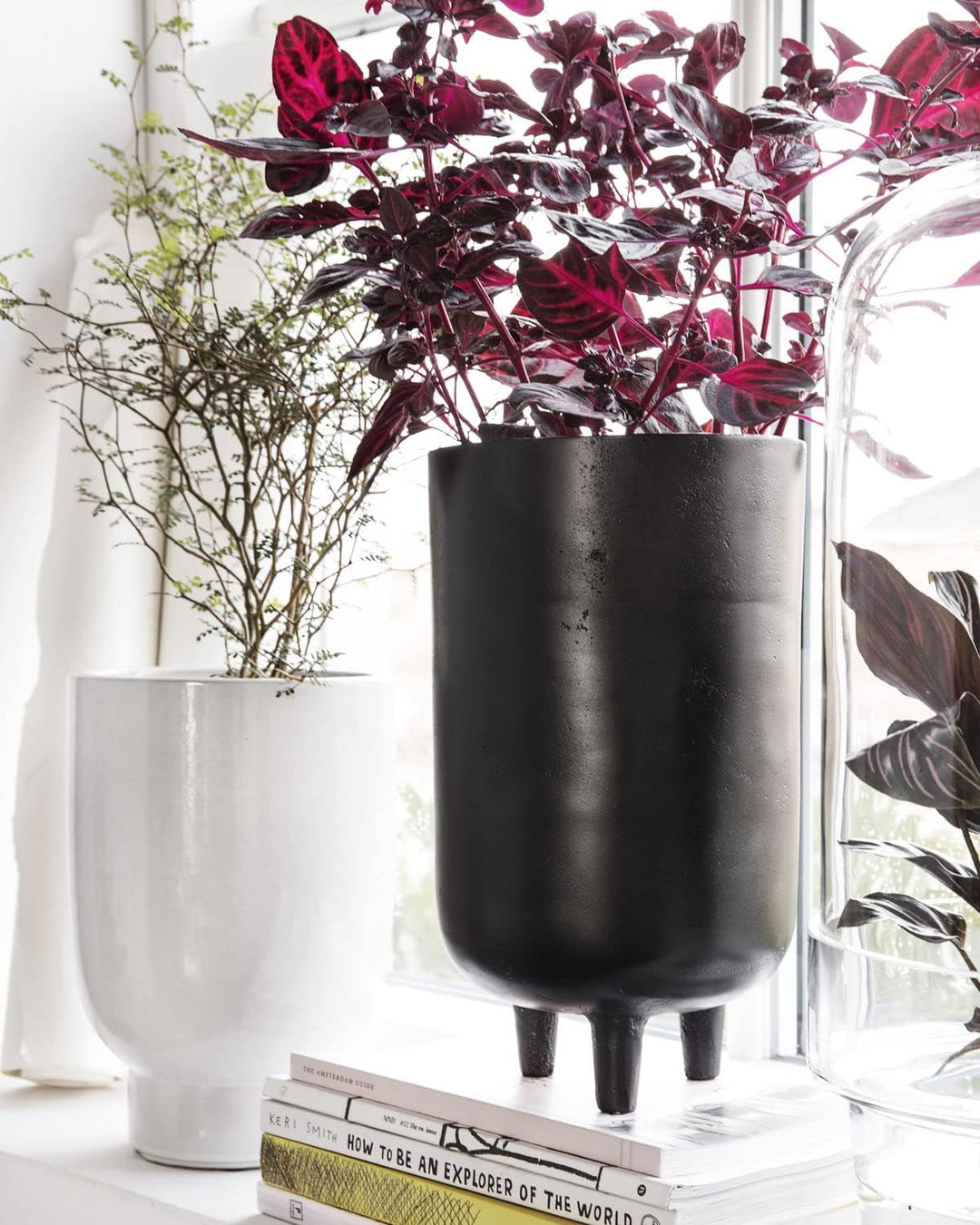House Doctor - Jang Flowerpot - 26 cm (211150810) H: 26 cm, Dia: 15 cm Schwarz, H: 26 cm, Dia: 15 cm