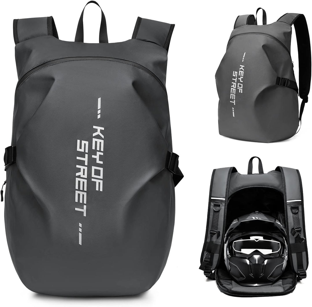 Motorradrucksäcke für Herren, wasserdichter Helmrucksack, Motorradzubehör, Laptoptaschen, Reiserucks