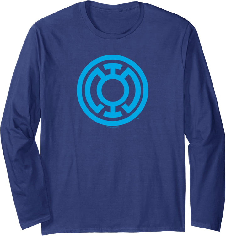 Green Lantern Light Blue Emblem Langarmshirt