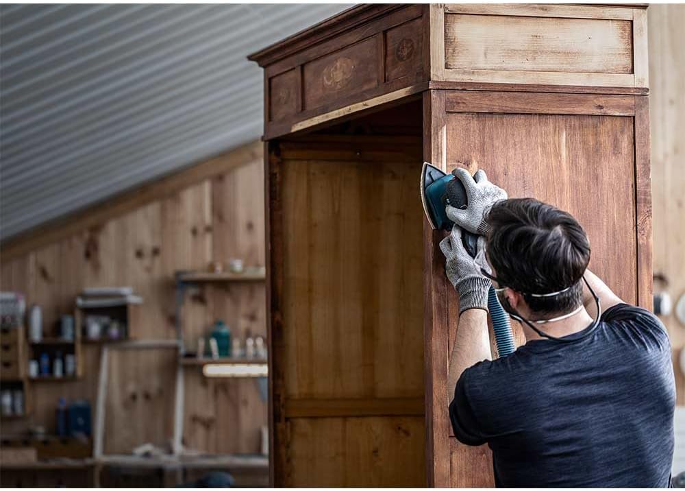 Bosch Professional 50x Expert M480 Schleifnetz (für Hartholz, Farbe auf Holz, 93x186 mm, Körnung 80,
