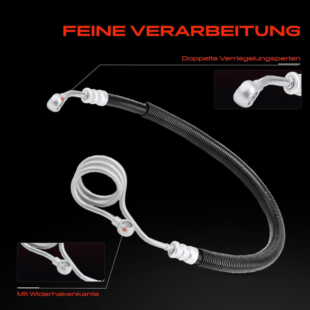 Frankberg Servolenkung Schlauch Diesel Benzin Kompatibel mit A4 8D2 8D5 1.8L 1.9L 1995-2001 A6 4B2 4