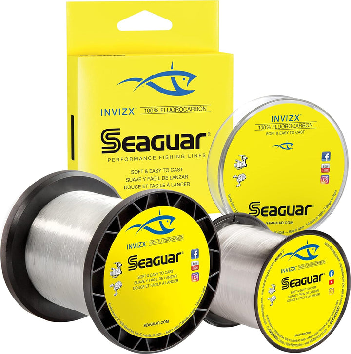 Seaguar Invizx Fluorocarbon Angelschnur 20-Pounds, 20-Pounds