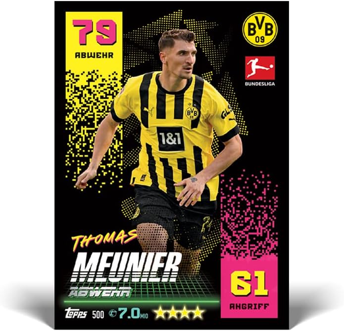 Topps Bundesliga Match Attax Extra 2023, Fussballkarten Display Box, Display Box