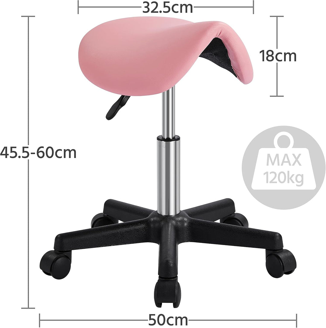 Yaheetech Sattelhocker Rollhocker Drehhocker Praxishocker Arbeitshocker Bürohocker Sitzhocker Hocker