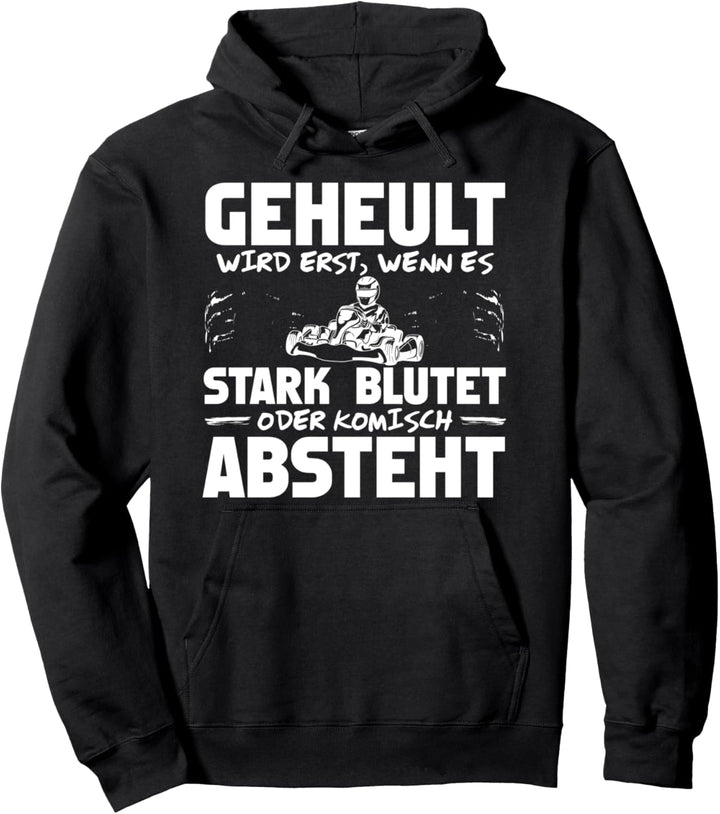 Go Kart Kartfahrer Pullover Hoodie