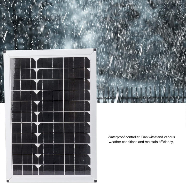 100W Solar Panel Kit E mit 20A 12 V 24 V Controller für das Camping des Autos