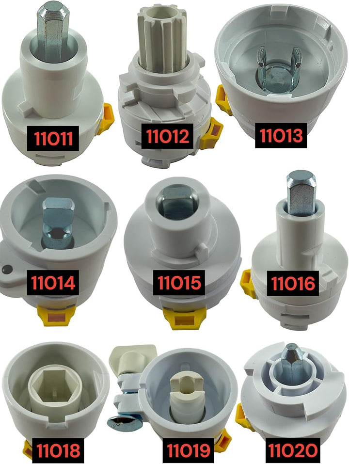 MESSERSCHMIDT Adapter FÜR VORSÄTZE ZU KÜCHENMASCHINE KITCHENAID Smeg Kenwood Bosch - Made IN Germany