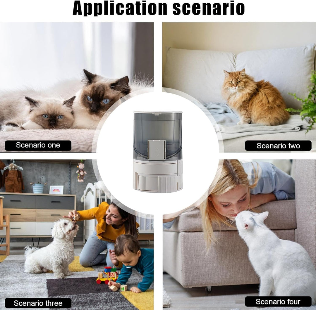 Automatischer Wassernapf für Hunde,Automatischer Katzenfutterautomat - Automatische Futter- und Wass