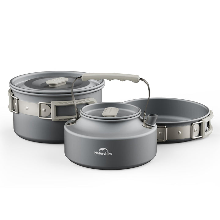 Naturehike Camping Topfset Geschirr Kochgeschirr Set Kochtopf für 2-7 Personen Zum Camping Outdoor W
