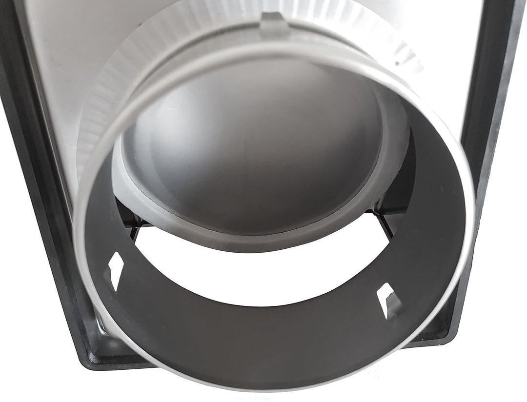 Intelmann Wetterschutzgitter Ø 125 mm Edelstahl Haube (100 125 150) DN 125, DN 125