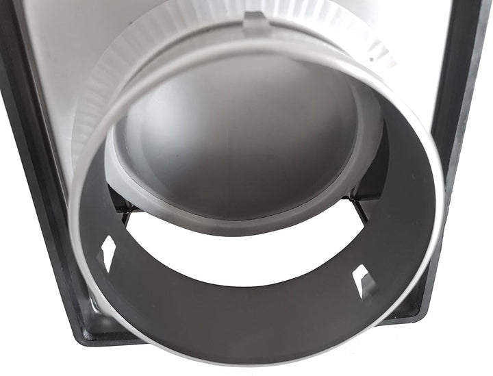 Intelmann Wetterschutzgitter Ø 125 mm Edelstahl Haube (100 125 150) DN 125, DN 125