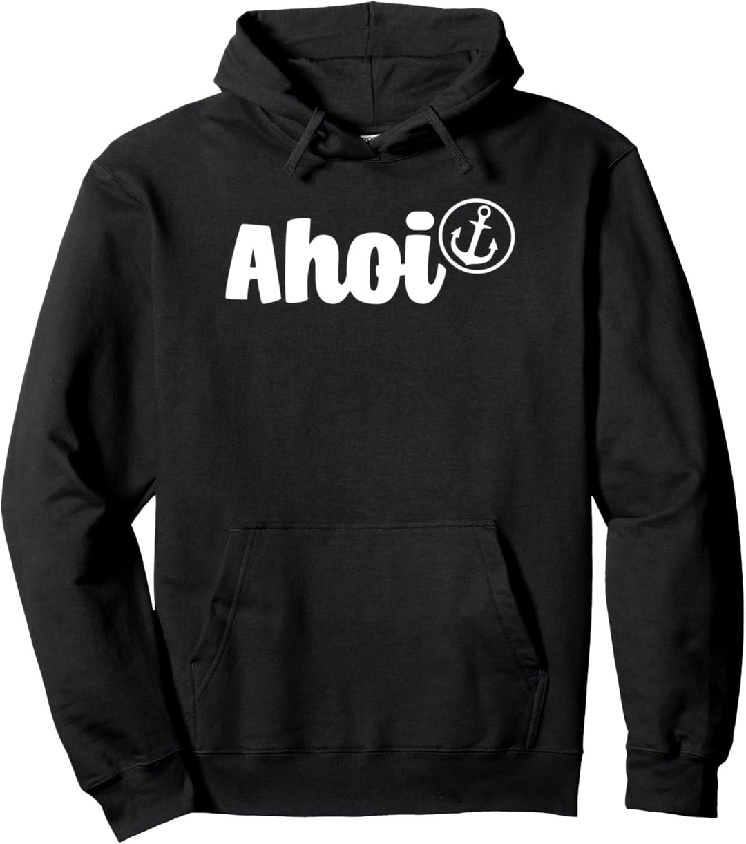 AHOI mit Anker - Maritimes Geschenk Kapitän Pullover Hoodie
