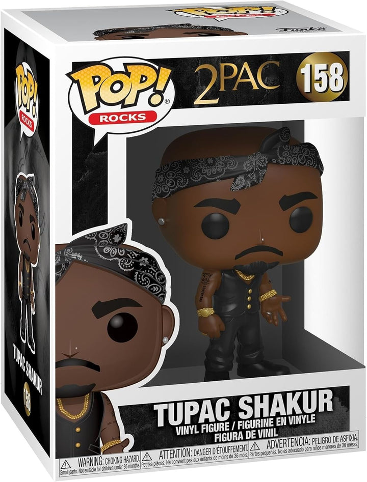 Funko Pop! Rocks Tupac - Vinyl-Sammelfigur - Geschenkidee - Offizielle Handelswaren - Spielzeug Für