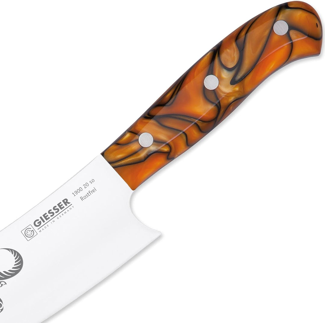 GIESSER seit 1776 - Made in Germany - PremiumCut, Spicy Orange, Tranchier Set 2 teilig, Kochmesser 2