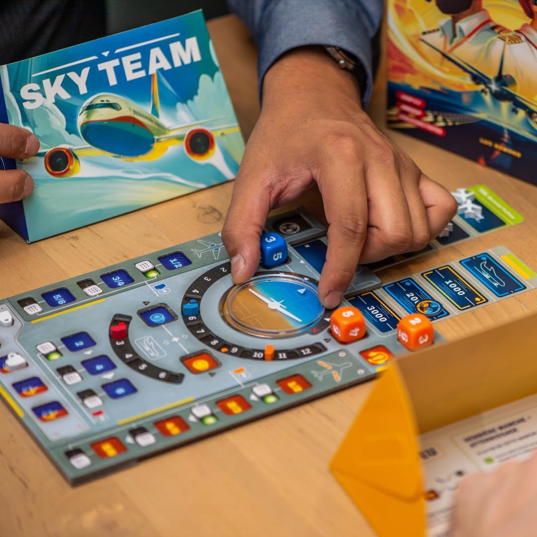 Scorpion Masqué Sky Team, kooperatives Würfelspiel, ab 14 Jahren, für 2 Spieler, 20 Minuten