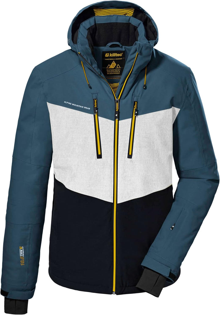 Killtec Herren Ksw 45 Mn Ski Jckt Skijacke/Funktionsjacke mit abzippbarer Kapuze und Schneefang, sta