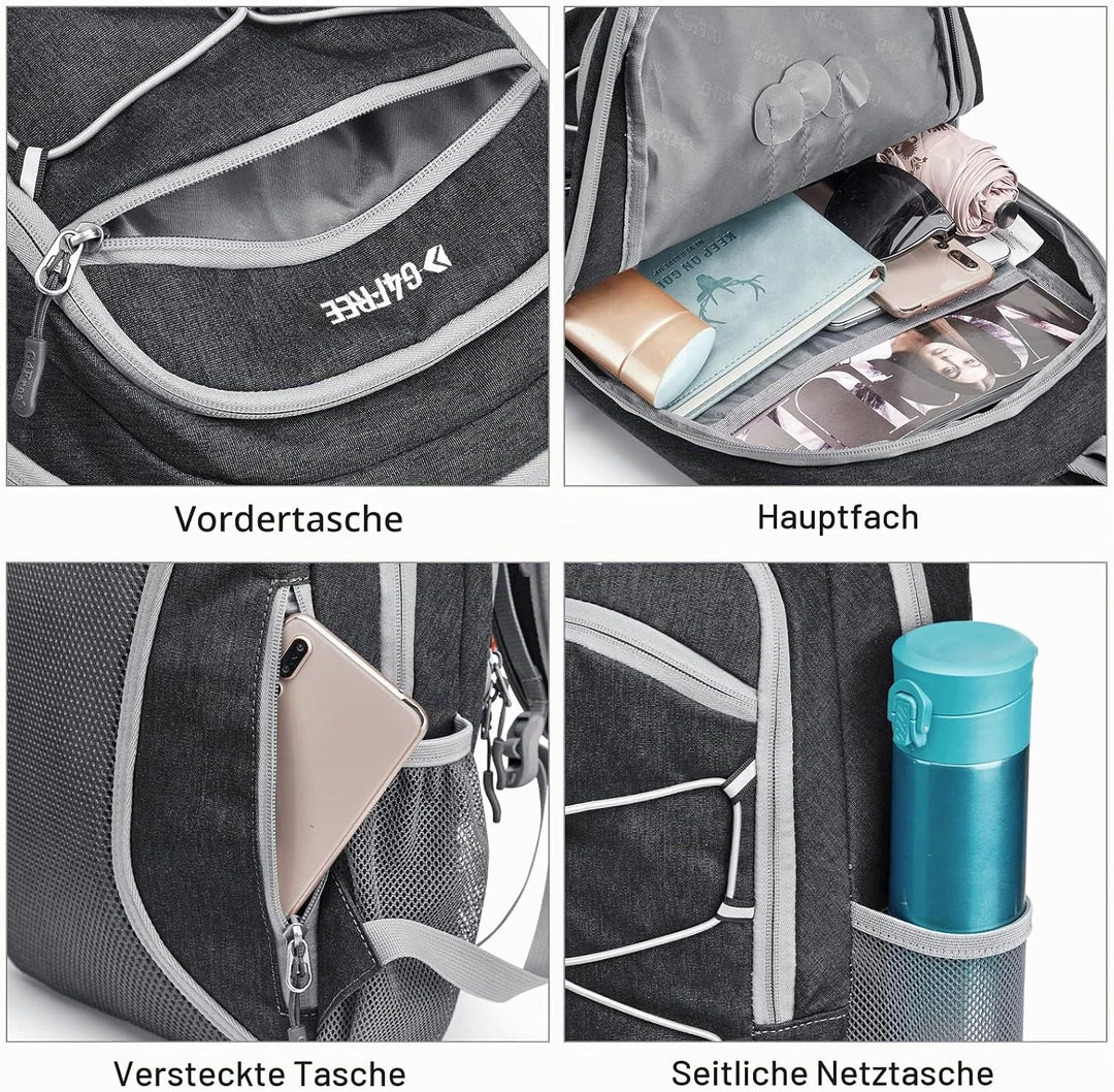 G4Free Kleiner Rucksack 12L/20L Unisex Tagesrucksack Leichter Reiserucksack Wanderrucksack Trekkingr