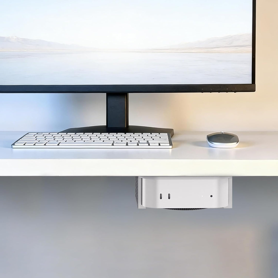 Geekria Desktop-Computer-Halterung, kompatibel mit Apple 2024 Mac Mini M4 / M4 Pro, 3D-gedruckte Mon
