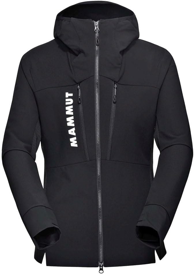 Mammut Damen Aenergy SO Hybrid Hoodie Jacke Softshelljacke Outdoorjacke M Schwarz, M Schwarz