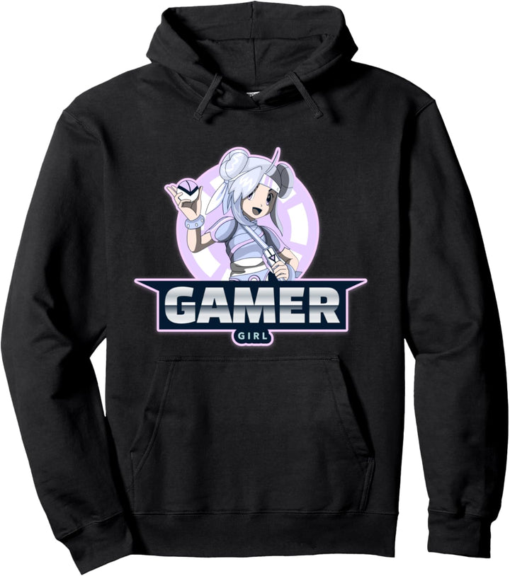 Kawaii Anime Girl Gamer | Manga Aesthetic Gamer Pullover Hoodie