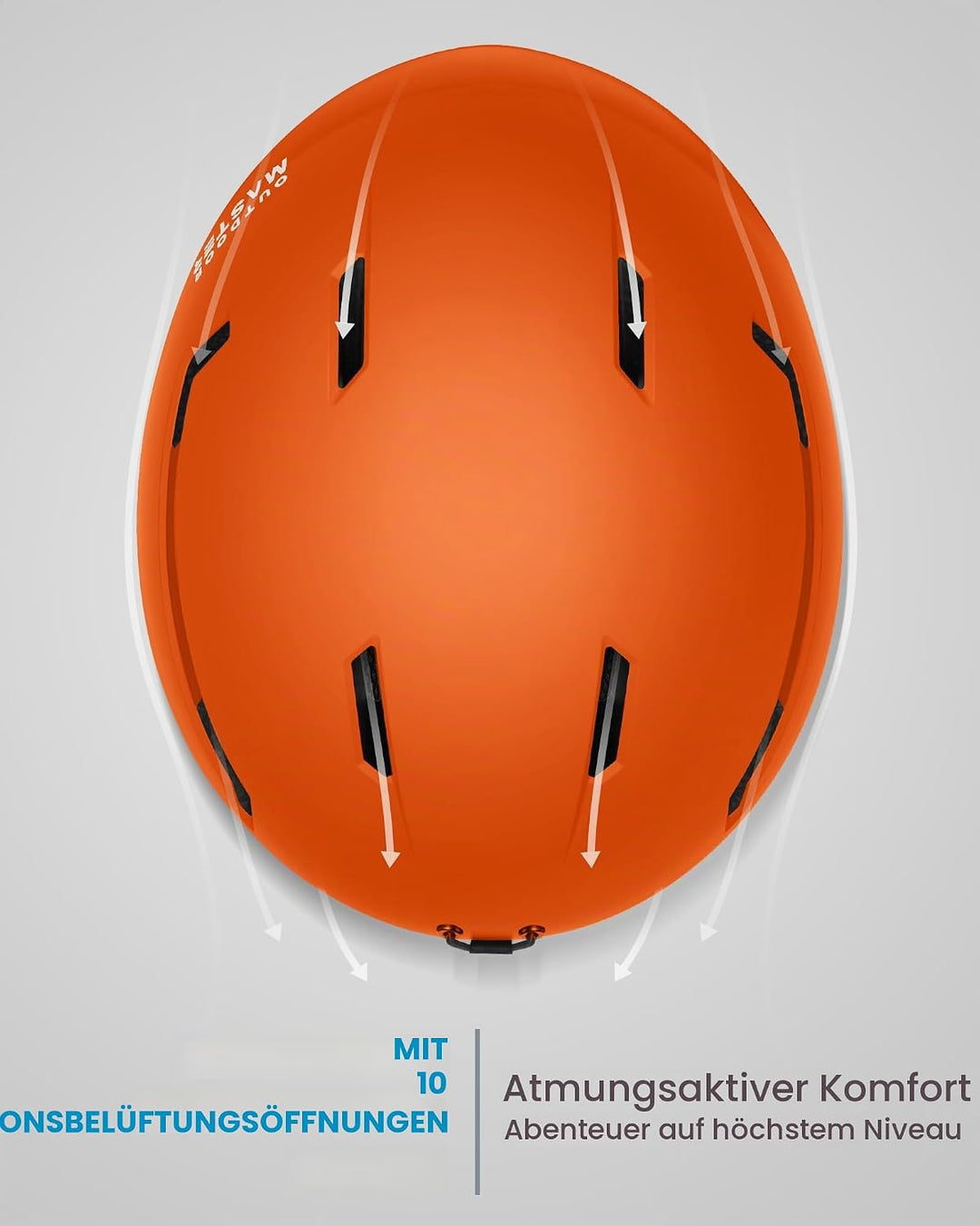 OutdoorMaster Skihelm-Set, Snowboard-Helm mit Brille für Erwachsene - 12 Belüftungsöffnungen - Skihe