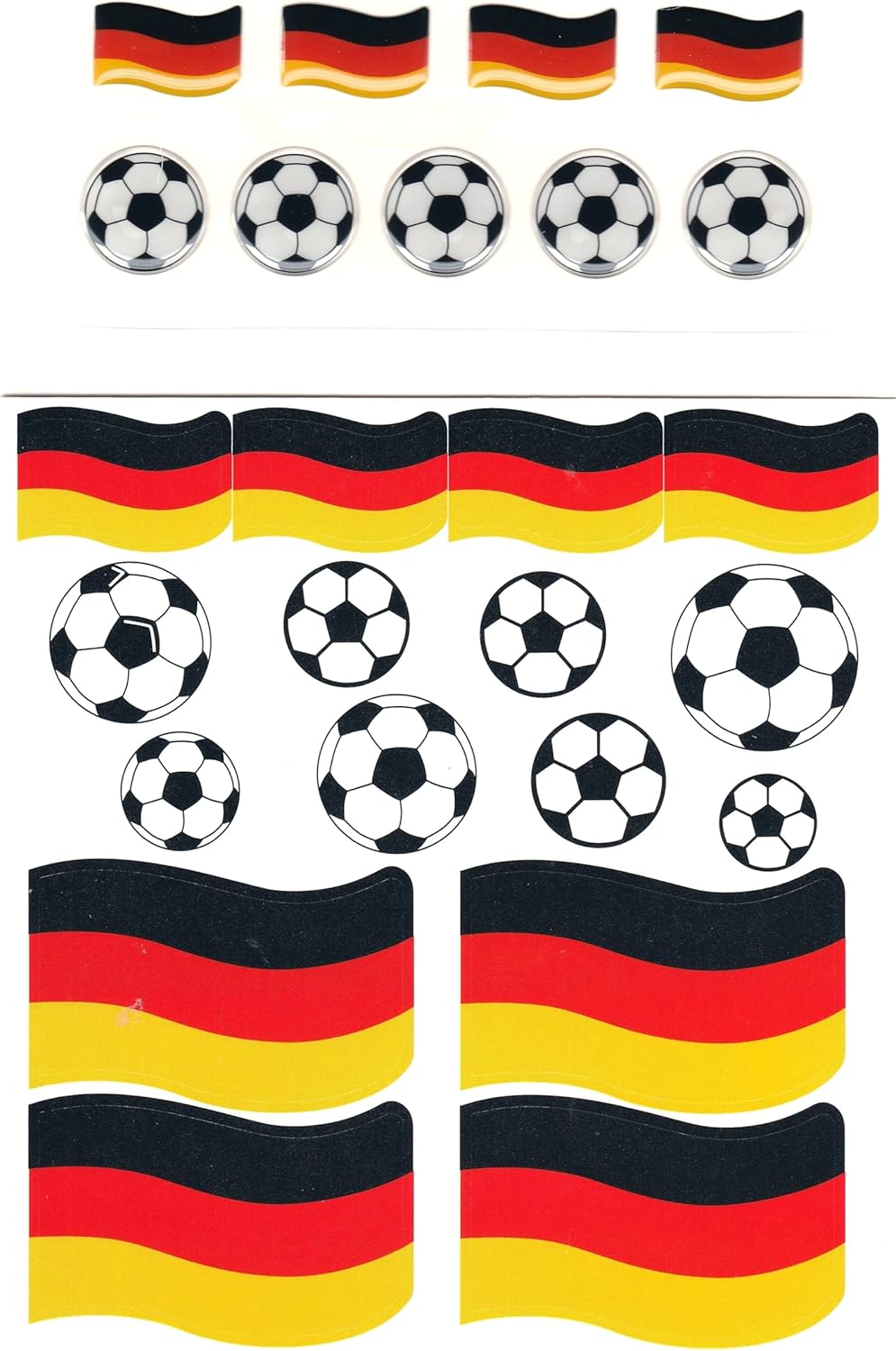 Atlanta Fussball Wecker + Sticker Aufkleber Deutschland Kinder Jungen - 1199 EM