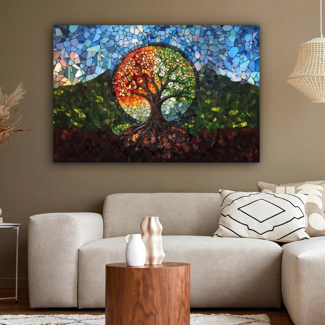 MuchoWow© Leinwandbild Gross 120x80 cm XXL Dekoration Wohnzimmer Bilder Pictures Wall Decoration Liv